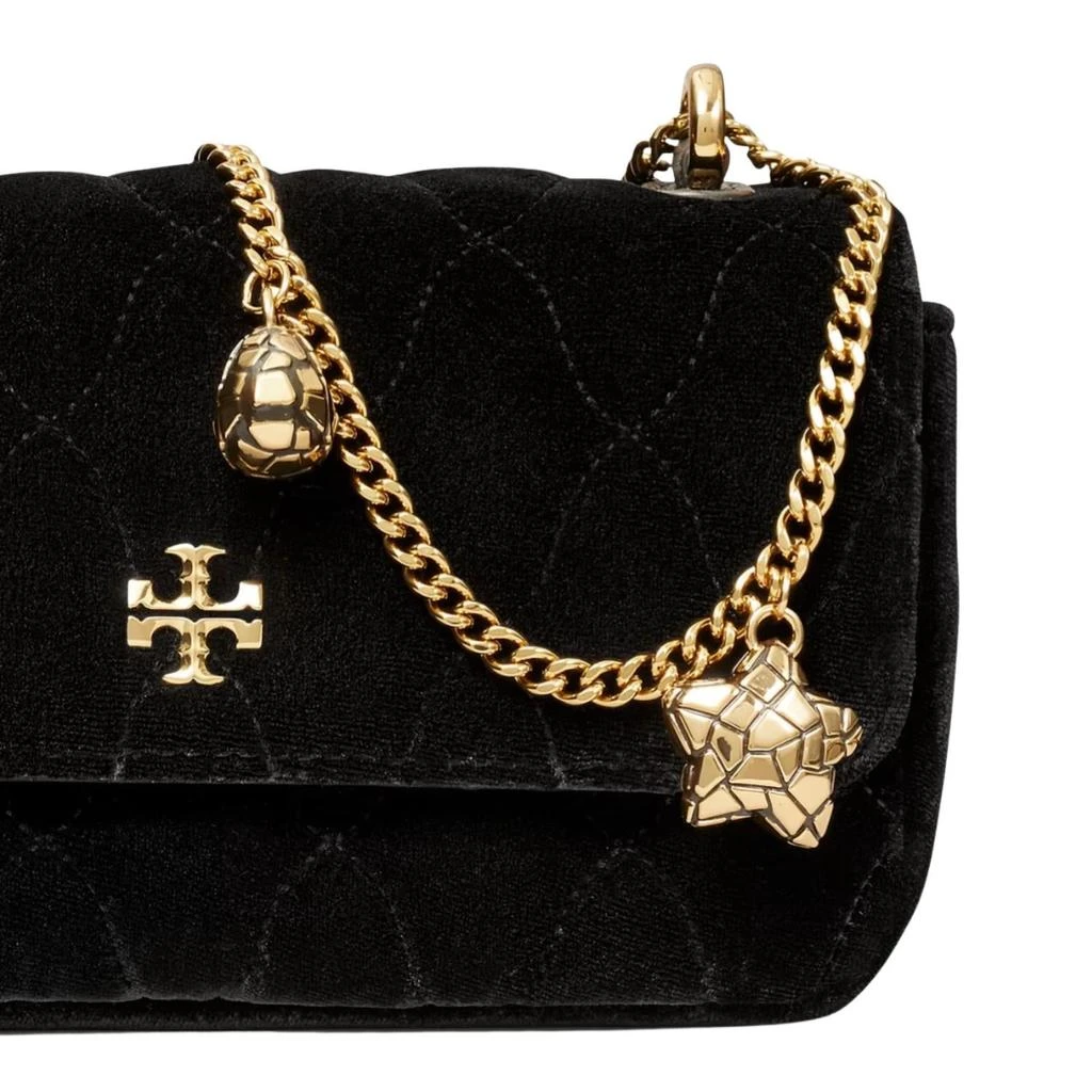 商品Tory Burch|Kira Velvet Mini Flap Bag In Black,价格¥2393,第5张图片详细描述