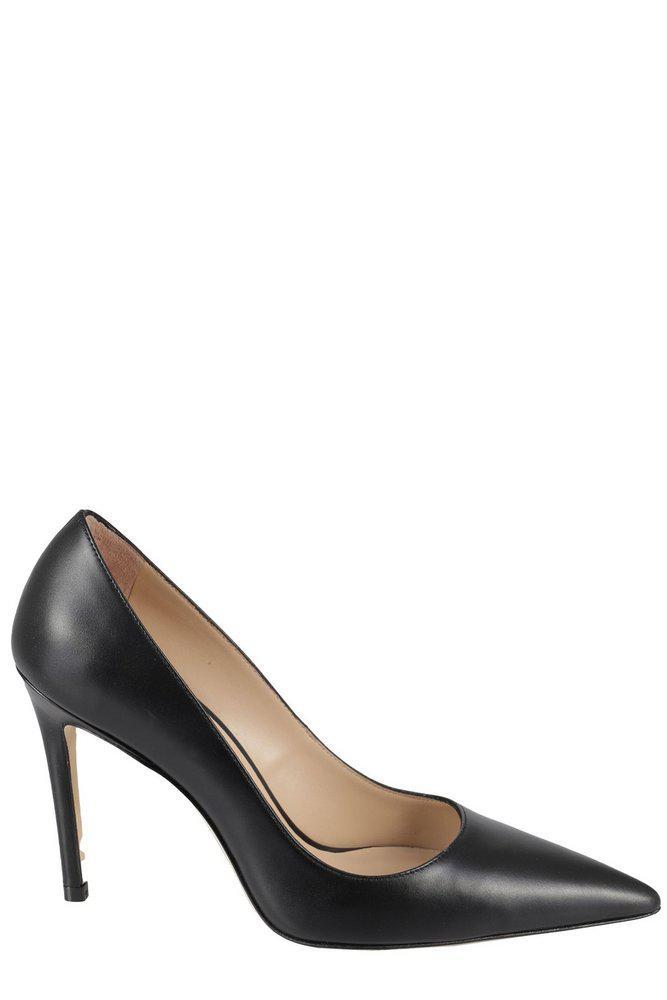 商品Stuart Weitzman|Stuart Weitzman Anny Pointed-Toe Slip-On Pumps,价格¥2602,第1张图片