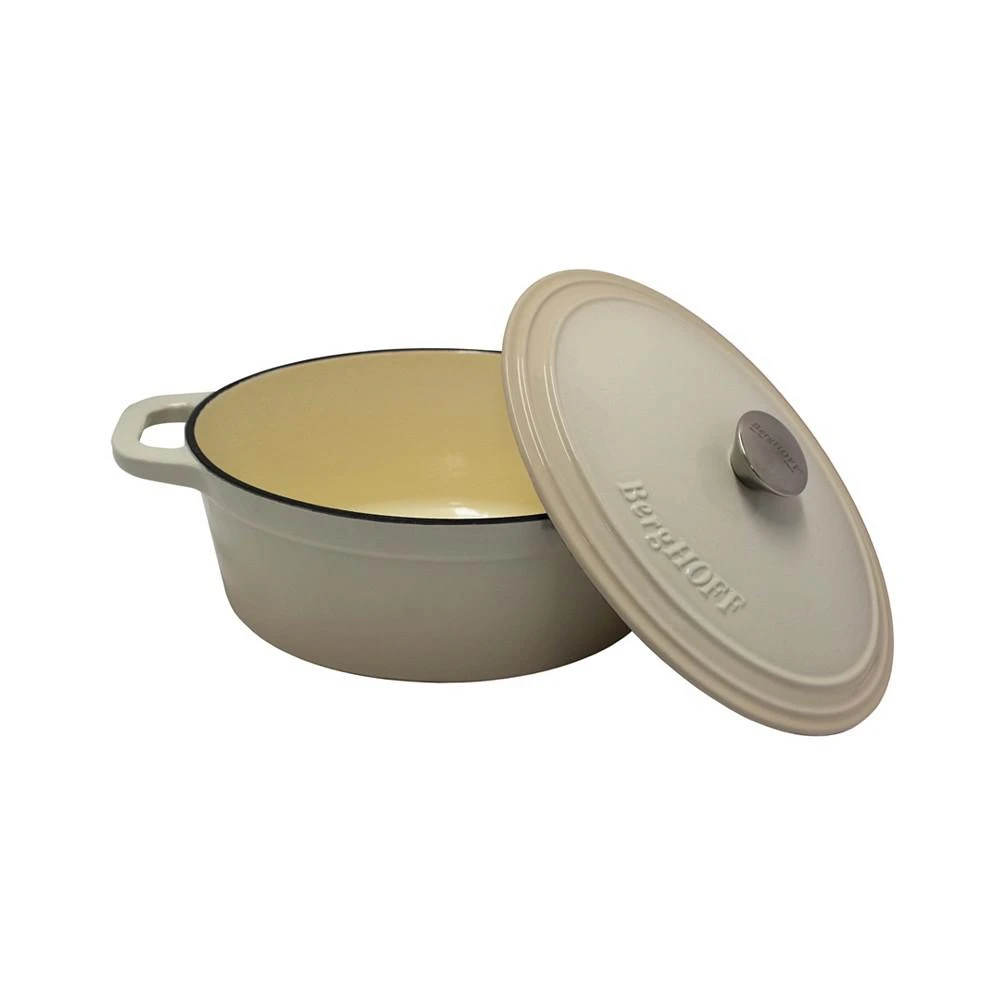 商品BergHOFF|Neo Cast Iron Oval Covered Dutch Oven, 5 Quart,价格¥1666,第2张图片详细描述