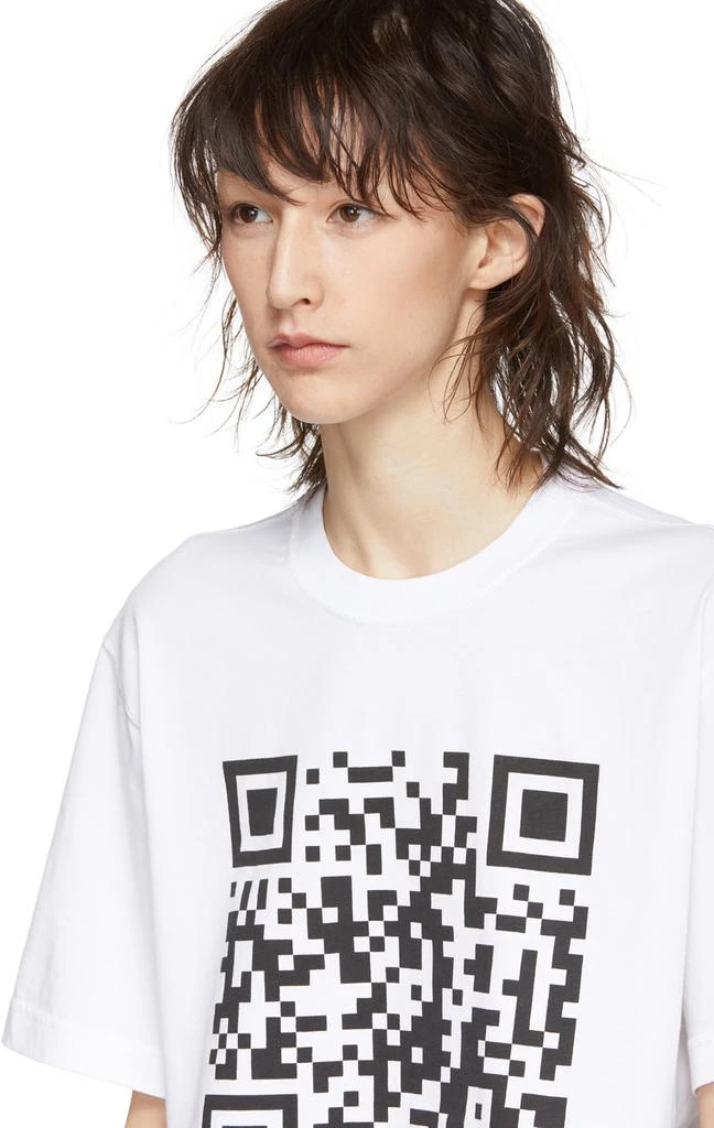 商品Vetements|White QR Code T-Shirt,价格¥1199,第5张图片详细描述