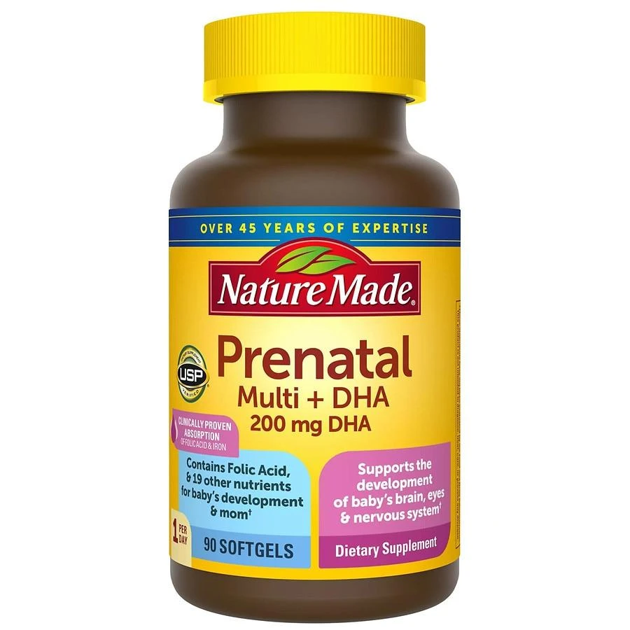 商品Nature Made|Prenatal Multi + DHA Softgels,价格¥296,第1张图片