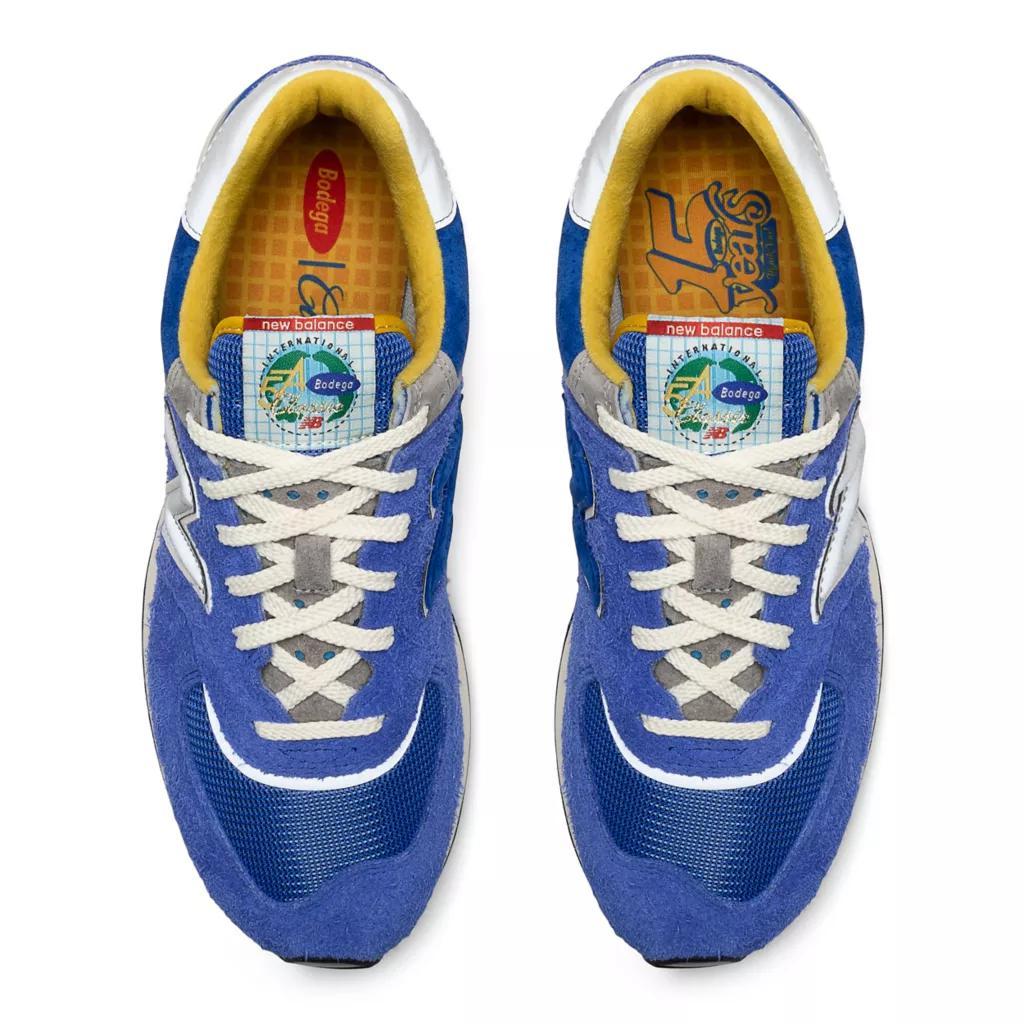 商品New Balance|男款 新百伦 Bodega联名 574 休闲鞋 蓝色,价格¥968,第6张图片详细描述