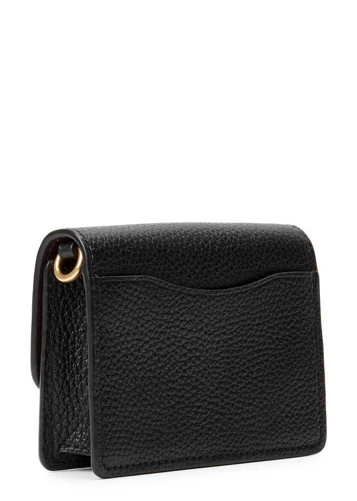 商品Coach|Black grained leather wallet-on-chain,价格¥812,第2张图片详细描述