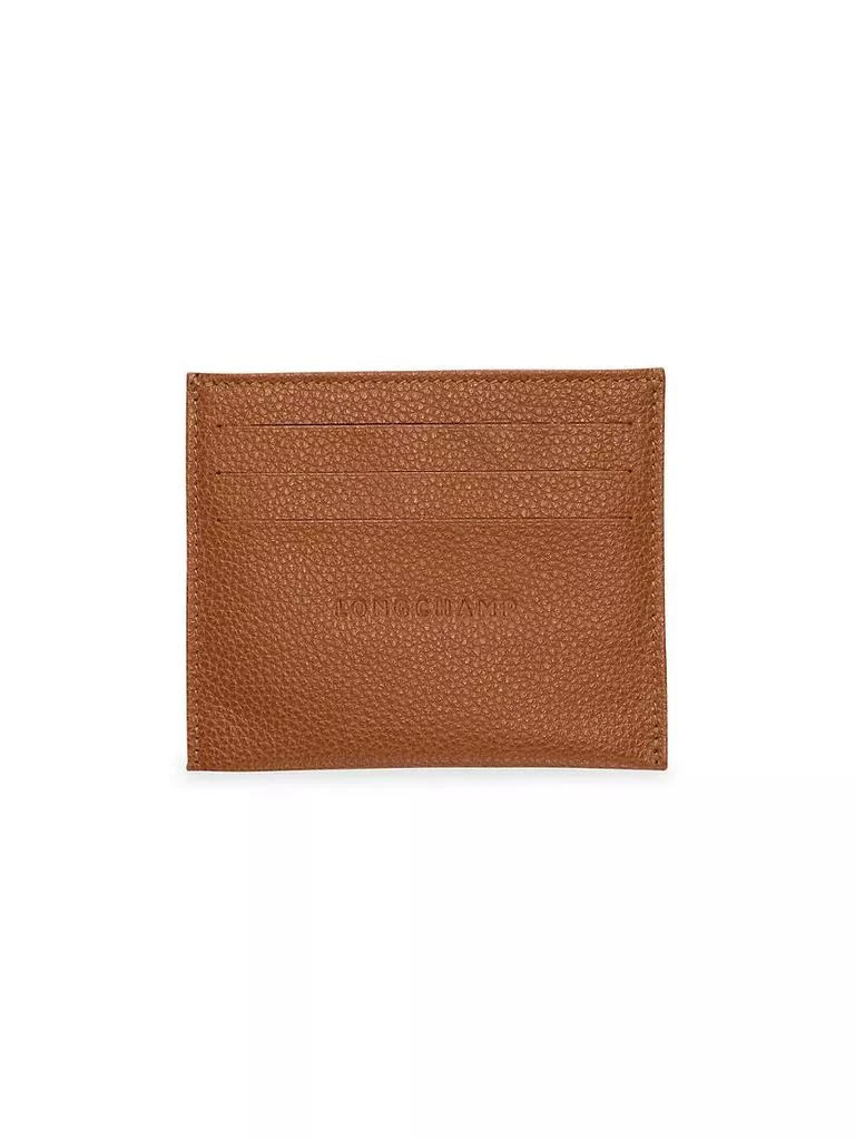 商品Longchamp|Le Foulonné Leather Card Case,价格¥533,第1张图片