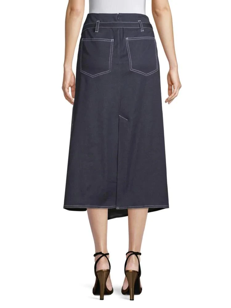 商品Robert Rodriguez|Denim Wrap Skirt,价格¥831,第2张图片详细描述