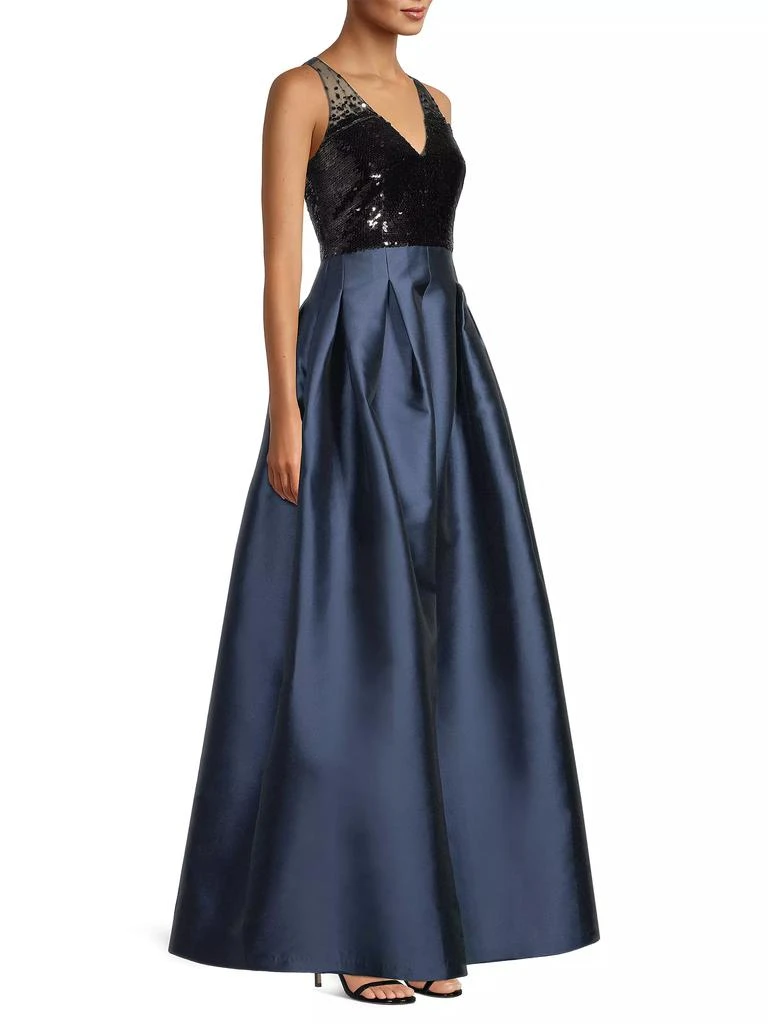 商品Sachin & Babi|Erica Sequin & Satin Gown,价格¥2953,第4张图片详细描述
