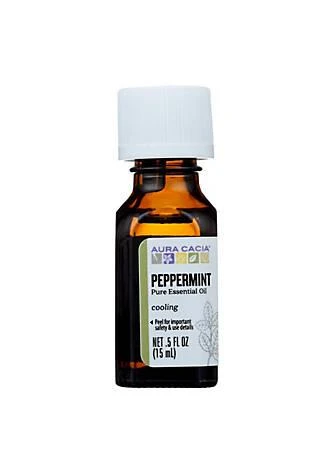 商品Aura Cacia|Cacia Pure Essential Oil Peppermint   0.5 Fl Oz,价格¥156,第1张图片