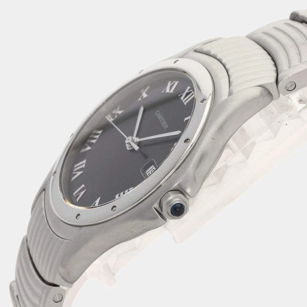 商品[二手商品] Cartier|Cartier Grey Stainless Steel Panthere Cougar Quartz Women's Wristwatch 33mm,价格¥19296,第2张图片详细描述