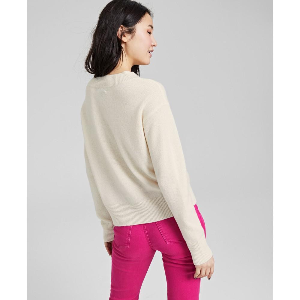 商品Charter Club|Women's 100% Cashmere Heart Sweater, Created for Macy's,价格¥1482,第4张图片详细描述