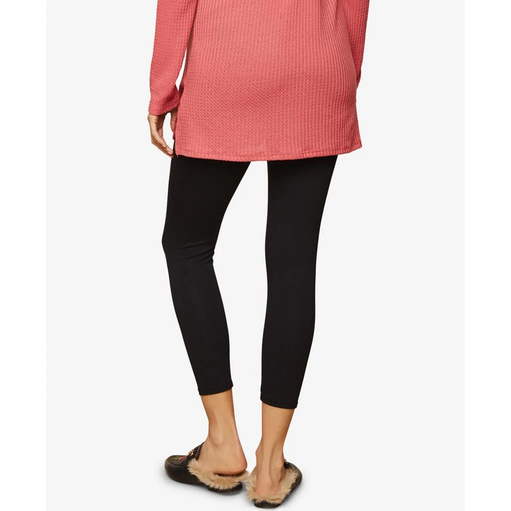 商品Motherhood Maternity|Basic Layering Over the Bump Maternity Cropped Leggings,价格¥194,第2张图片详细描述
