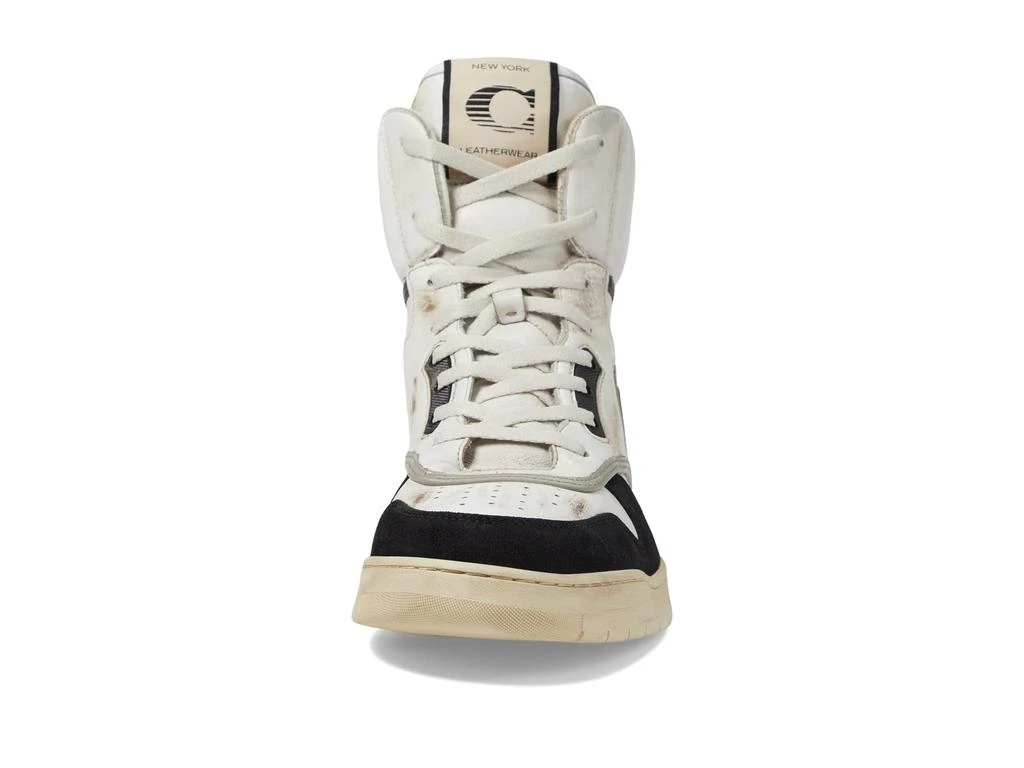 Distressed Leather and Suede High-Top Sneaker 商品