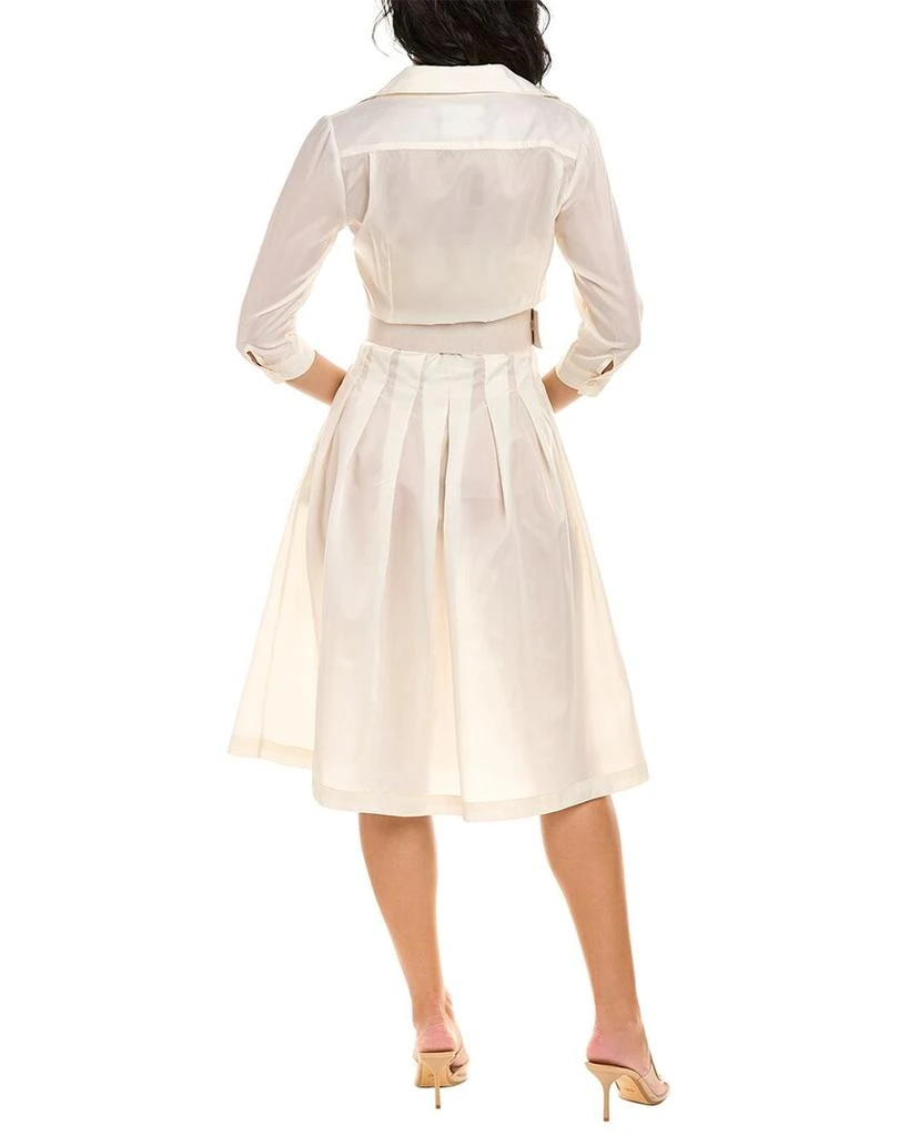 商品SAMANTHA SUNG|Samantha Sung Audrey 3 Silk Shirtdress,价格¥3155,第2张图片详细描述
