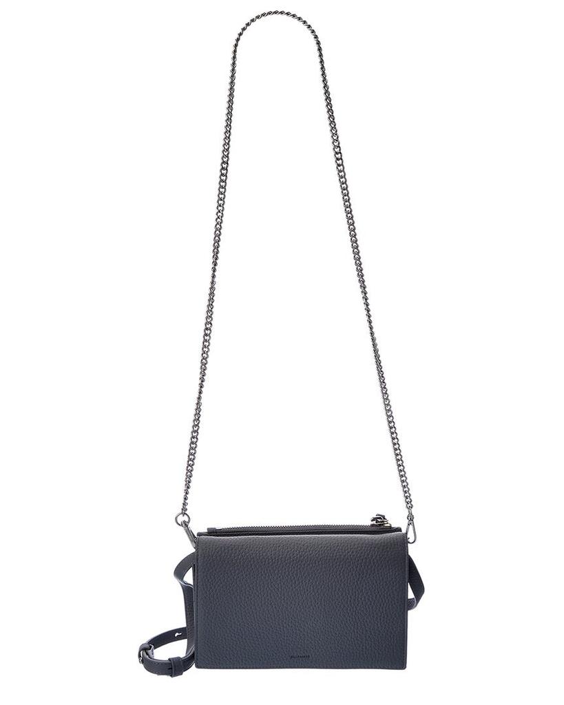 AllSaints Fetch Chain Leather Crossbody商品第1张图片规格展示