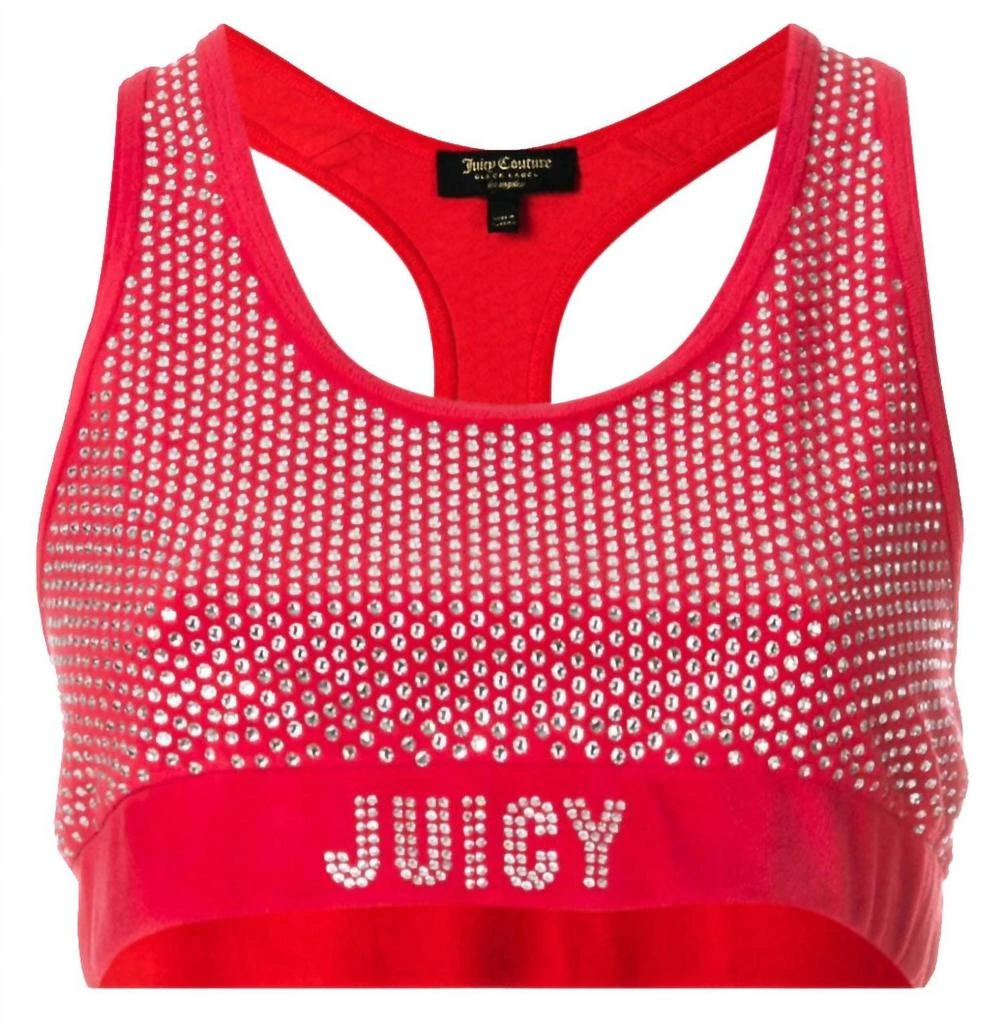 商品Juicy Couture|Women's Velour Sports Bra,价格¥402,第1张图片