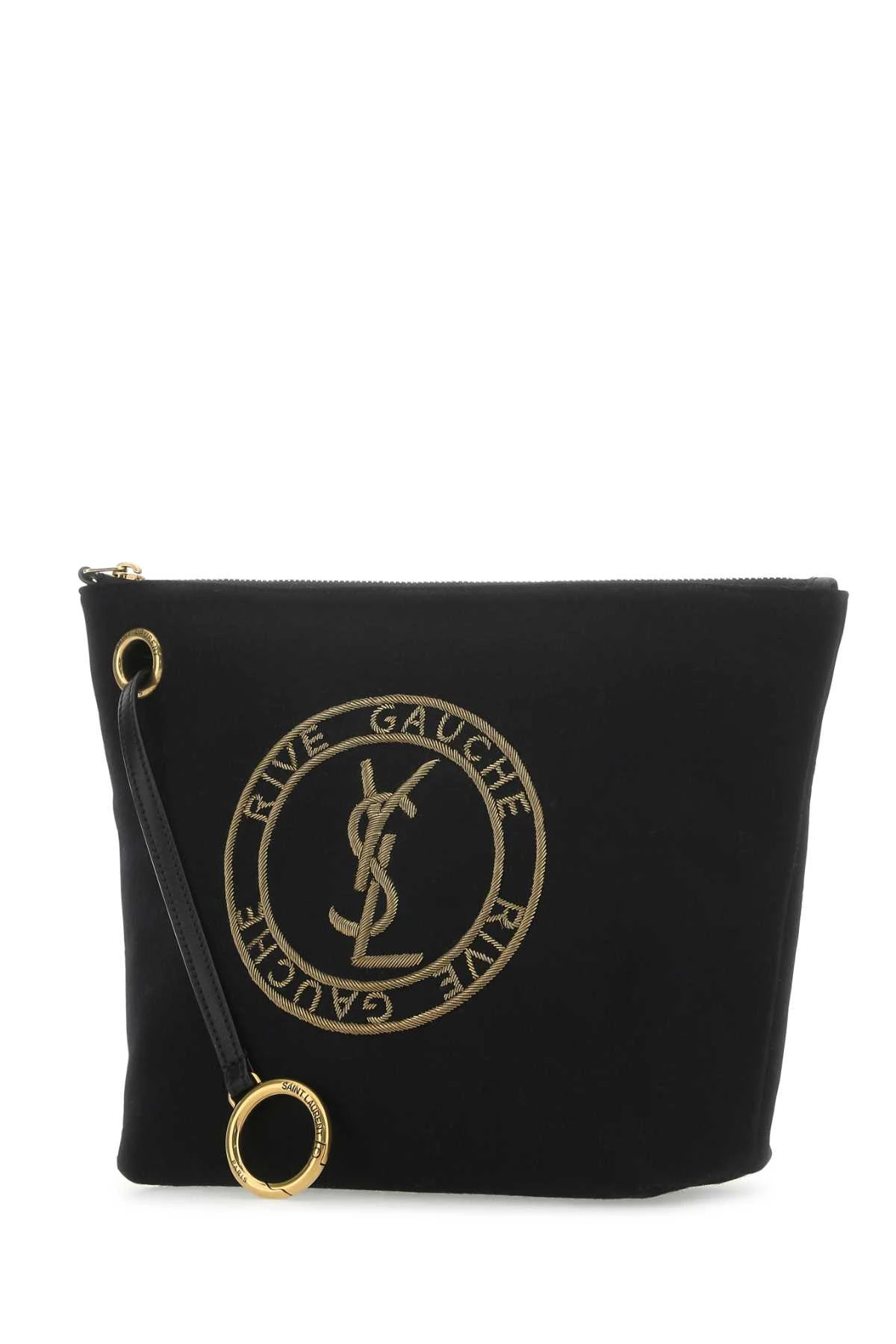 商品Yves Saint Laurent|Yves Saint Laurent 男士手拿包 710435BWTPW1055 黑色,价格¥6787,第3张图片详细描述