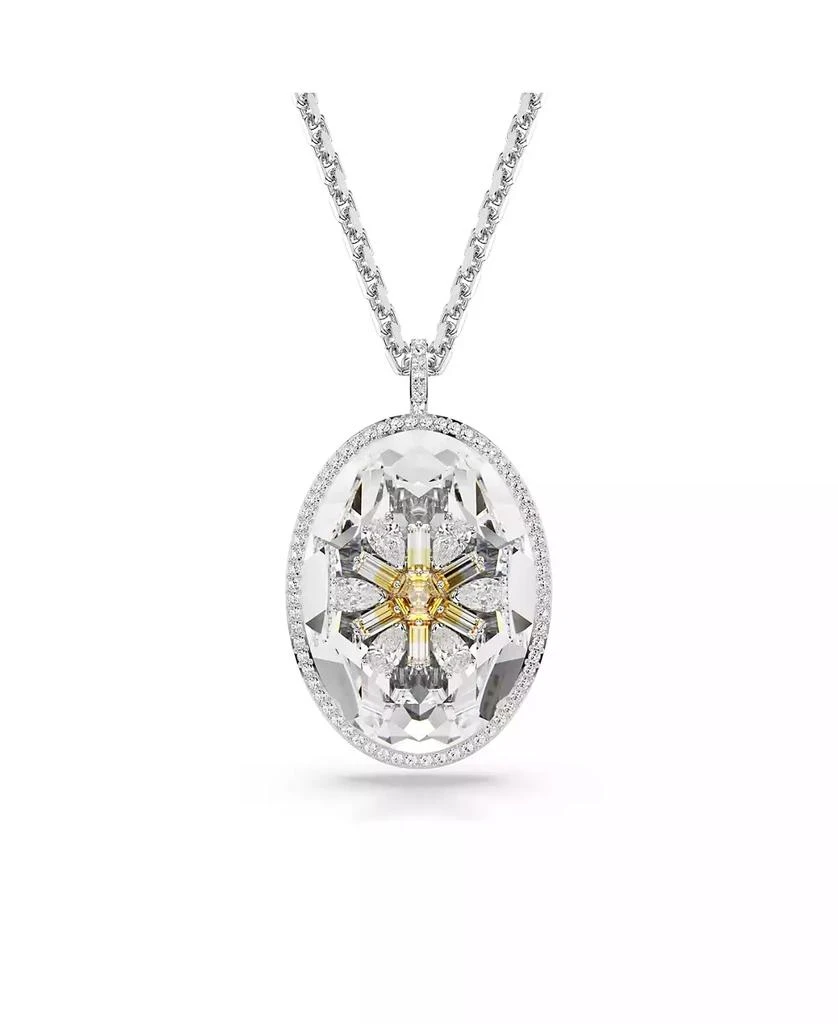 商品Swarovski|Flower, Yellow, Rhodium Plated Idyllia Pendant Necklace,价格¥2247,第1张图片