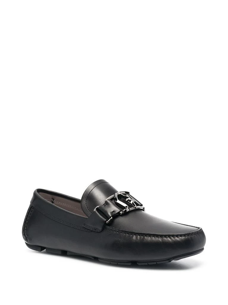 商品Salvatore Ferragamo|FERRAGAMO - Sf Logo Leather Loafers,价格¥2865,第3张图片详细描述