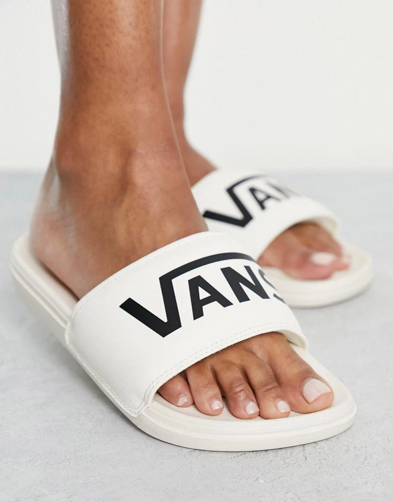 商品Vans|Vans WM La Costa sliders in cream,价格¥159,第4张图片详细描述