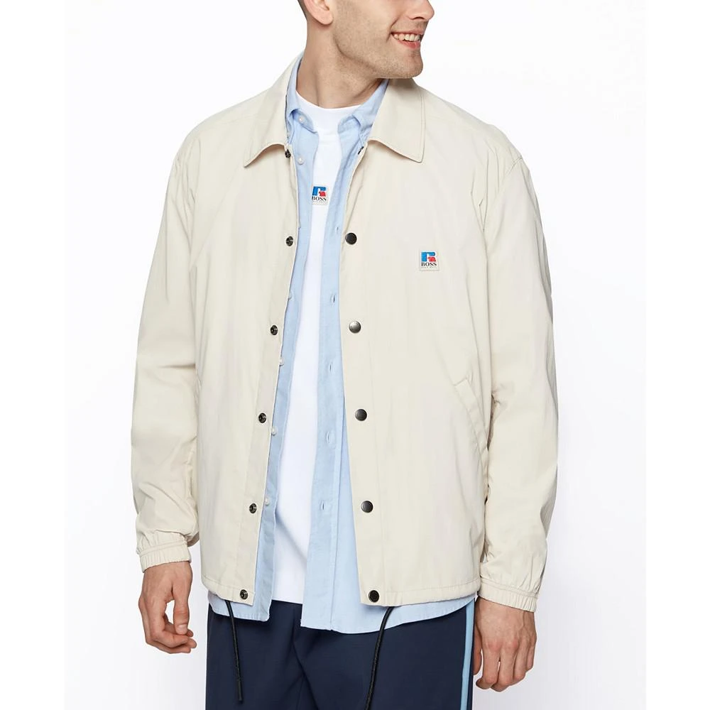 商品Hugo Boss|BOSS x Russell Athletic Men's Relaxed-Fit Jacket,价格¥2825,第1张图片