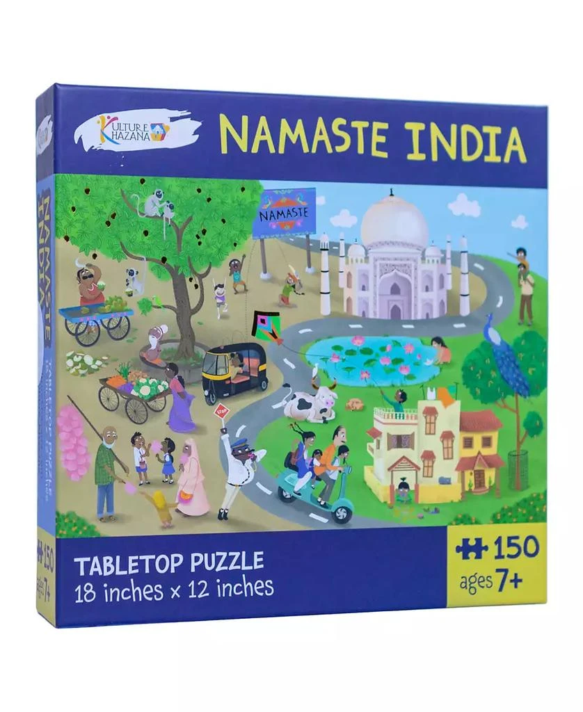 商品Kulture Khazana|Namaste India Tabletop Puzzle, 150 Pieces,价格¥225,第1张图片