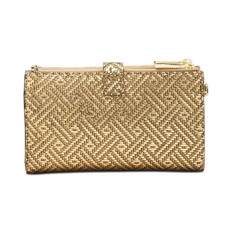 商品Michael Kors|MICHAEL  Adele Double-Zip iPhone 7 Plus Wristlet,价格¥393,第3张图片详细描述