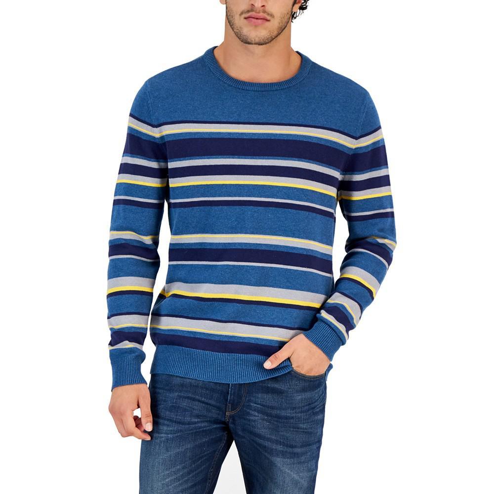 商品Club Room|Men's Lawry Stripe Sweater, Created for Macy's,价格¥175,第1张图片