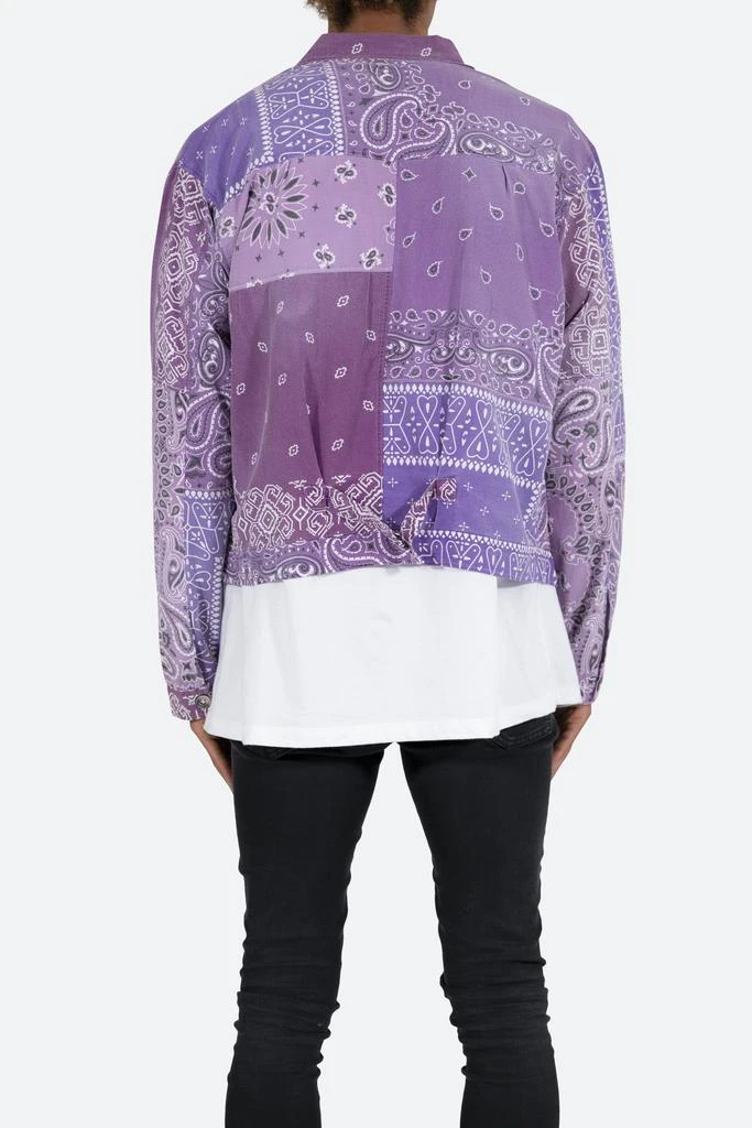 商品MNML|Bandana Trucker Shirt - Purple,价格¥237,第4张图片详细描述