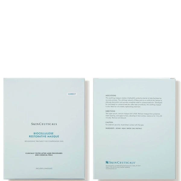 商品SkinCeuticals|SkinCeuticals Biocellulose Restorative Sheet Mask (6 Pack),价格¥1055,第4张图片详细描述