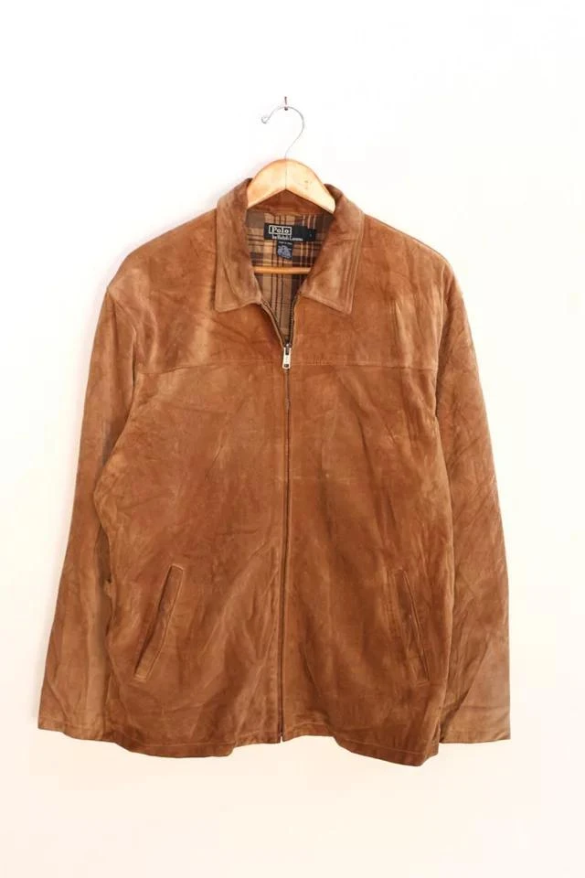 商品Ralph Lauren|Vintage Polo Ralph Lauren Suede Leather Jacket,价格¥1730,第1张图片