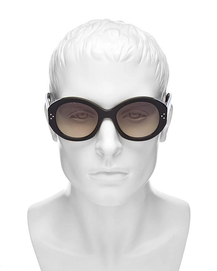 商品Celine|Bold 3 Dots Round Sunglasses, 53mm,价格¥3305,第2张图片详细描述