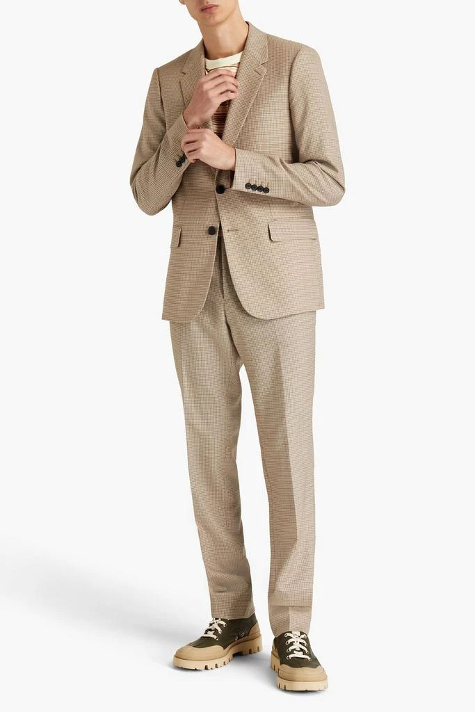 商品Sandro|Gingham wool-canvas suit jacket,价格¥786,第2张图片详细描述