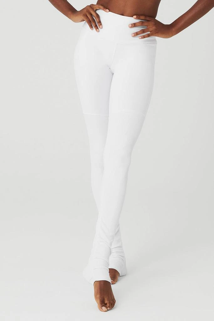 商品Alo|High-Waist Goddess Legging - White/White,价格¥810,第1张图片
