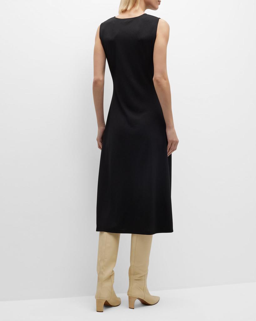 Drape Tuck Sleeveless Mini Dress商品第5张图片规格展示