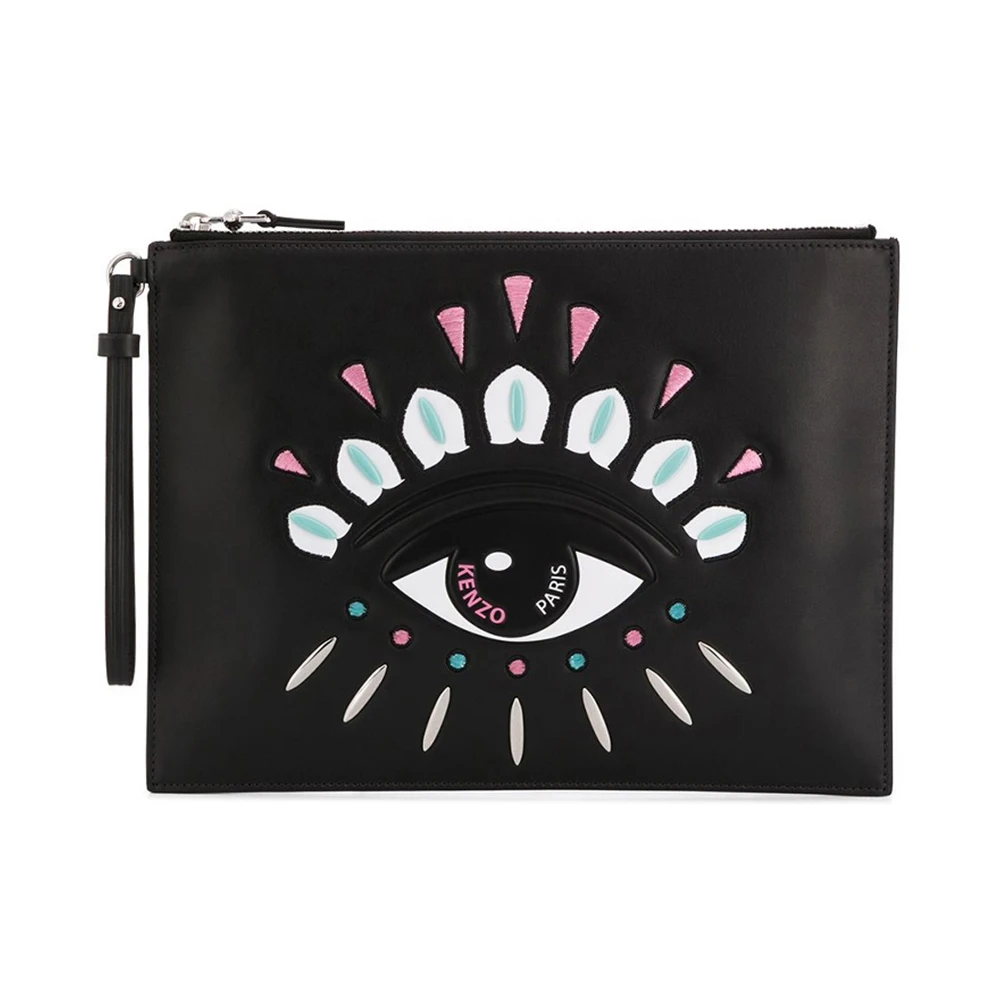 商品[国内直发] Kenzo|KENZO 黑色男士手拿包 FA52PM602L22-99,价格¥1500,第1张图片