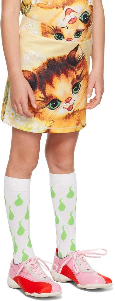 商品CHOPOVA LOWENA|SSENSE Exclusive Kids Yellow Cat Eyes Ball Skort,价格¥459,第2张图片详细描述