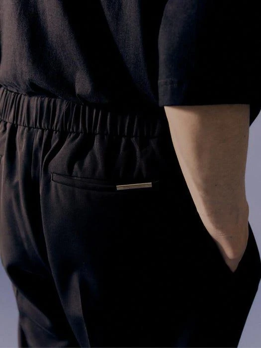 商品HYIIⁿ|Twill Pants Black,价格¥1216,第3张图片详细描述