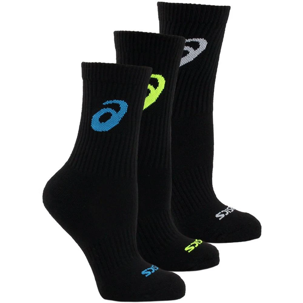 商品Asics|Contend Crew 3-Pack Socks,价格¥46,第1张图片