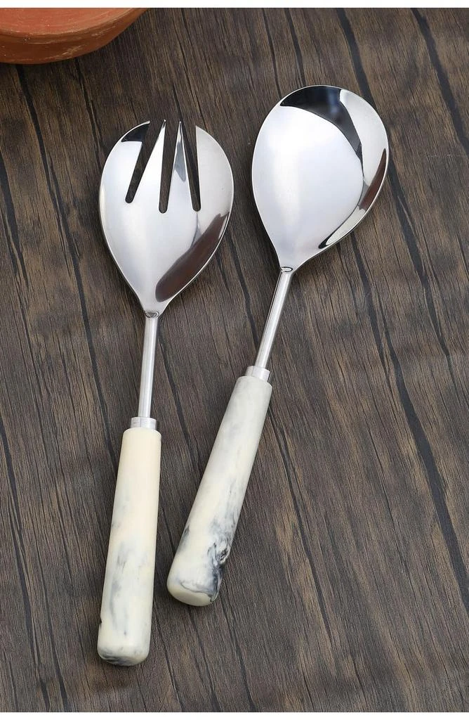 商品Tiramisu|Resin & Metal Salad Server 2-Piece Set,价格¥367,第1张图片