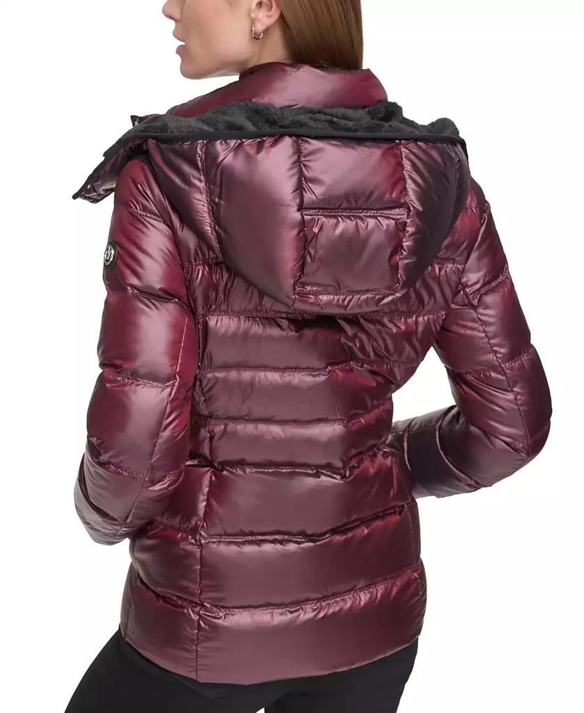 商品Calvin Klein|Women's Shine Hooded Down Puffer Coat,价格¥763,第2张图片详细描述