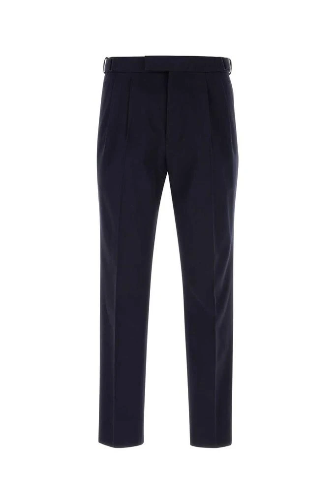 商品Zegna|Ermenegildo Zegna Buckle Detailed Cropped Trousers,价格¥3667,第1张图片