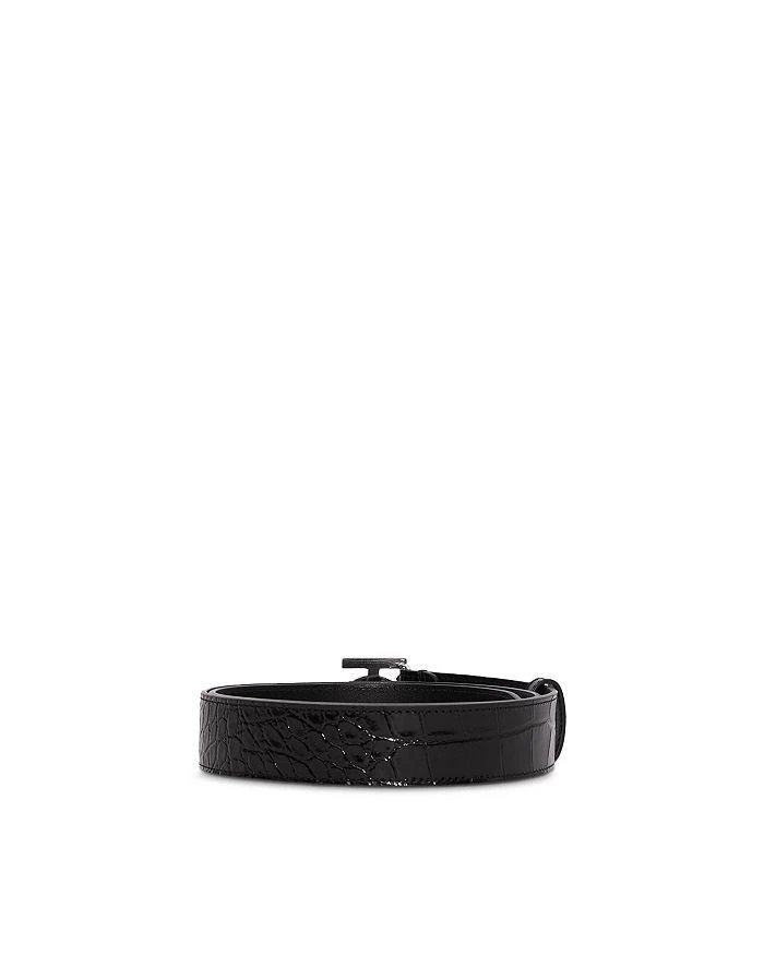 商品Burberry|Monogram Motif Embossed Leather Belt,价格¥2649,第3张图片详细描述