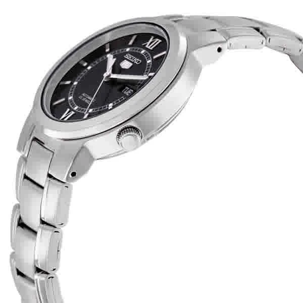 商品Seiko|Seiko Series 5 Automatic Black Dial Stainless Steel Mens Watch SNKA23,价格¥708,第2张图片详细描述