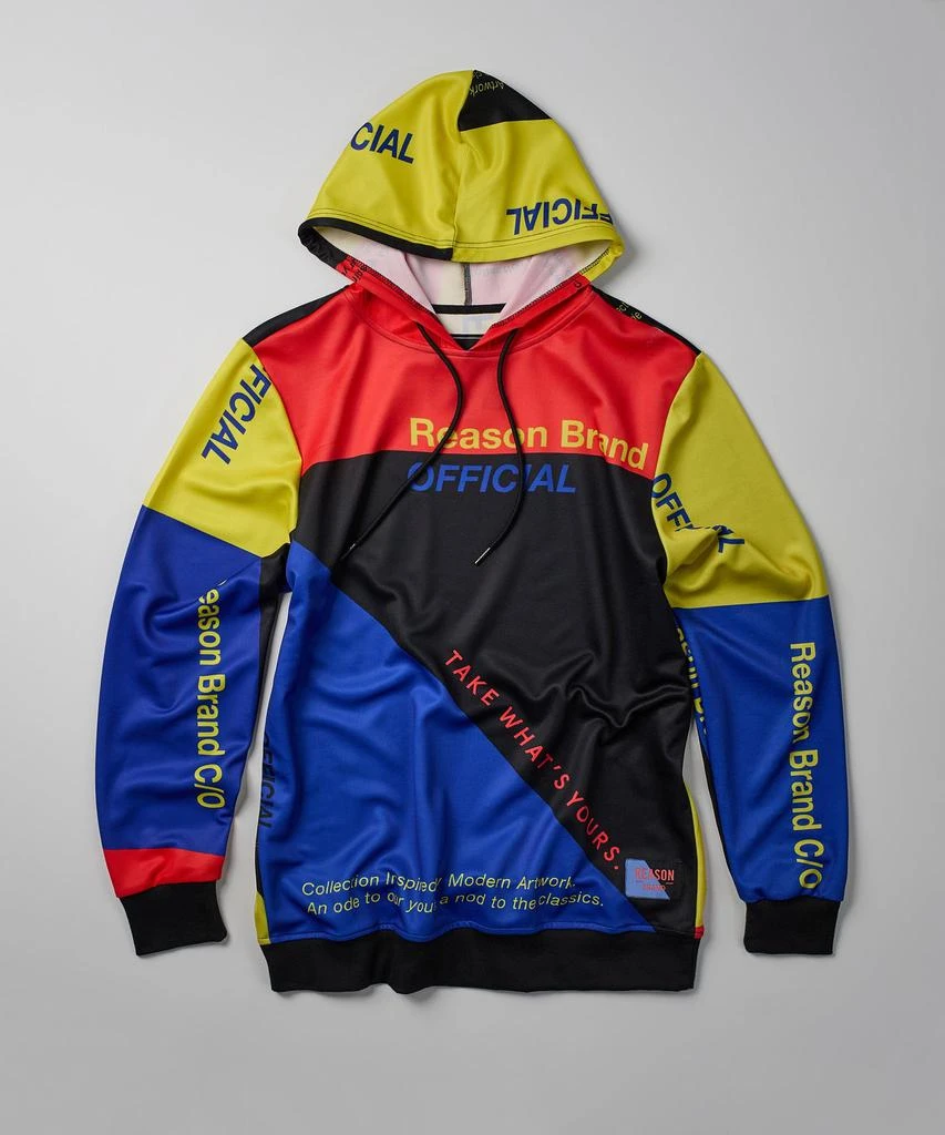 商品Reason Clothing|Take Whats Yours Color Block Logo Hoodie,价格¥111,第1张图片