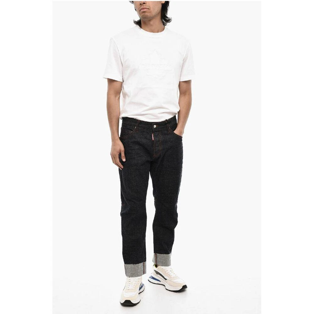 商品DSQUARED2|Dsquared² Regular Fit Jeans with Visible Men's Stictiching,价格¥3672,第3张图片详细描述