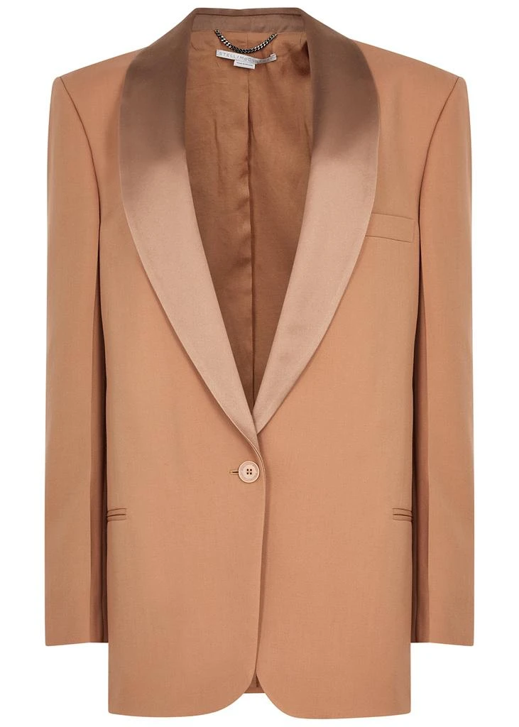 商品Stella McCartney|Caramel wool twill blazer,价格¥3841,第1张图片