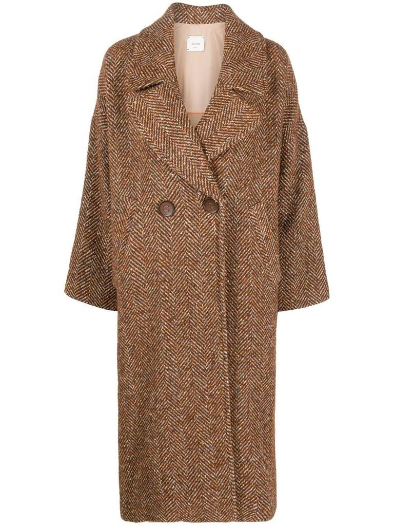 ALYSI - Wool Doulbe-breasted Coat商品第1张图片规格展示