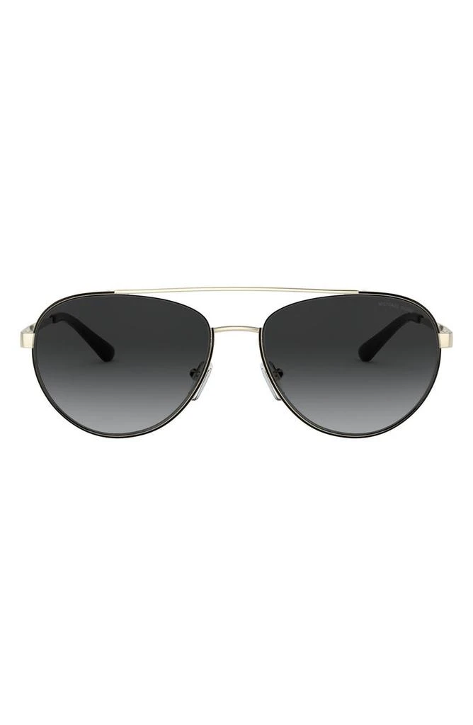 商品Michael Kors|59mm Gradient Aviator Sunglasses,价格¥413,第1张图片