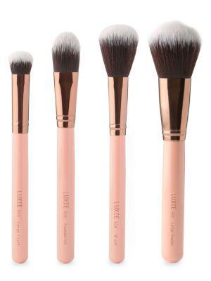商品Luxie|4-Piece Face Brush Set,价格¥293,第1张图片