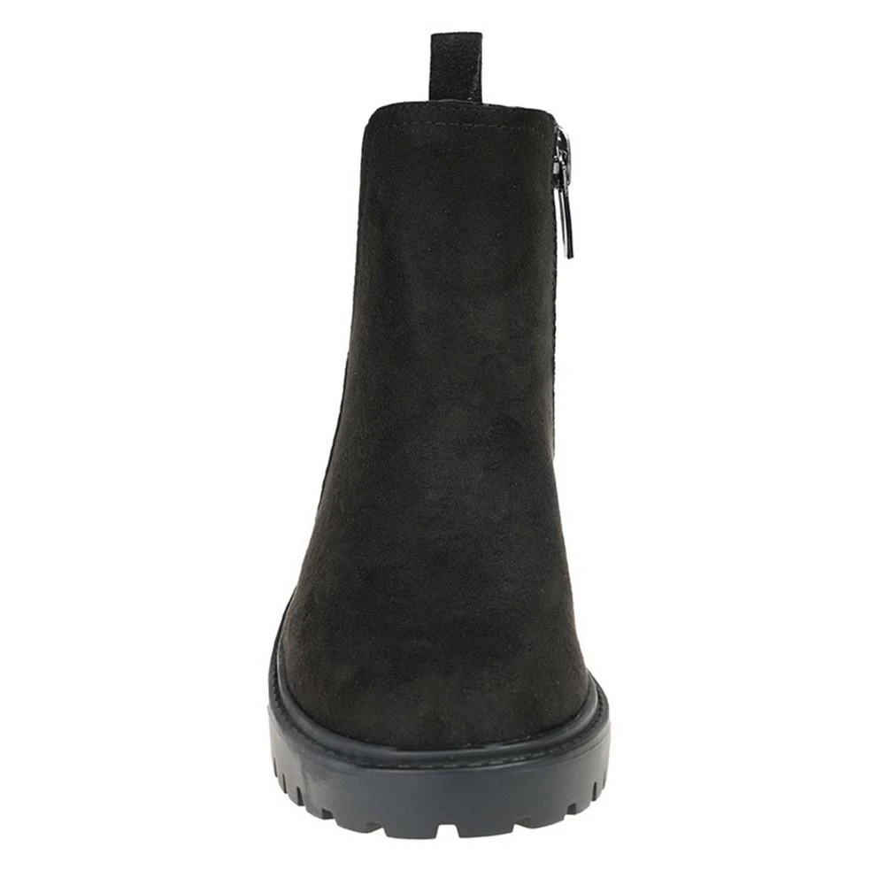 Little Girls Chelsea Casual Ankle Boots with Rhinestones and Studs 商品