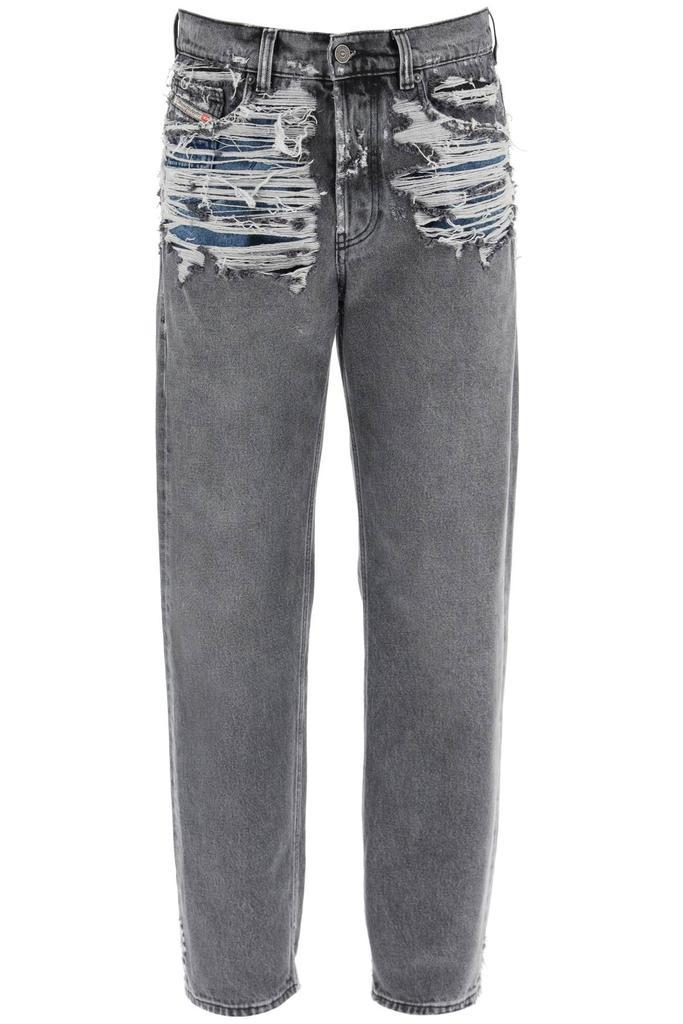 商品Diesel|Diesel Destroyed Effect Straight Leg Jeans,价格¥2746,第1张图片